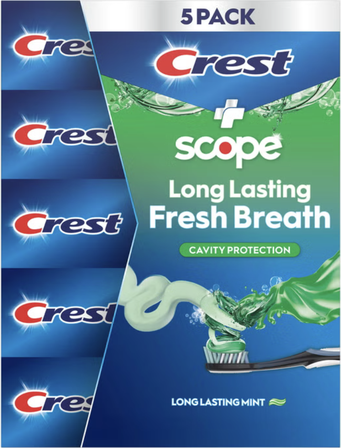 Crest Complete + Scope Advanced Active Foam Toothpaste