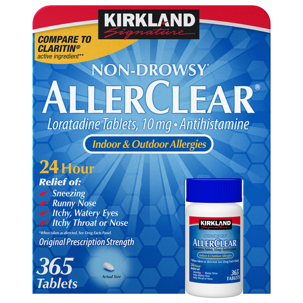 Kirkland Signature AllerClear 24 Hour (365 Tablets)