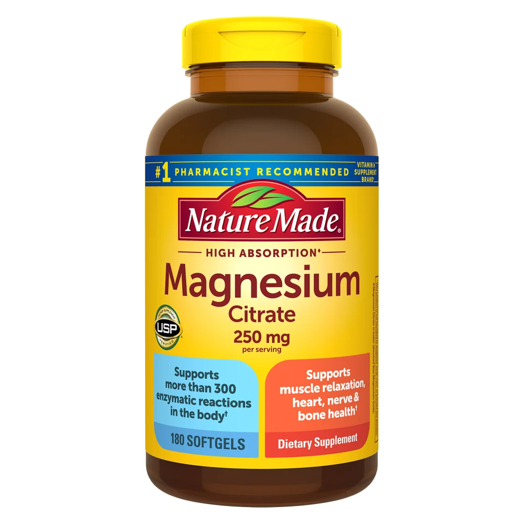 Nature Made High Absorption Magnesium Citrate 250 mg