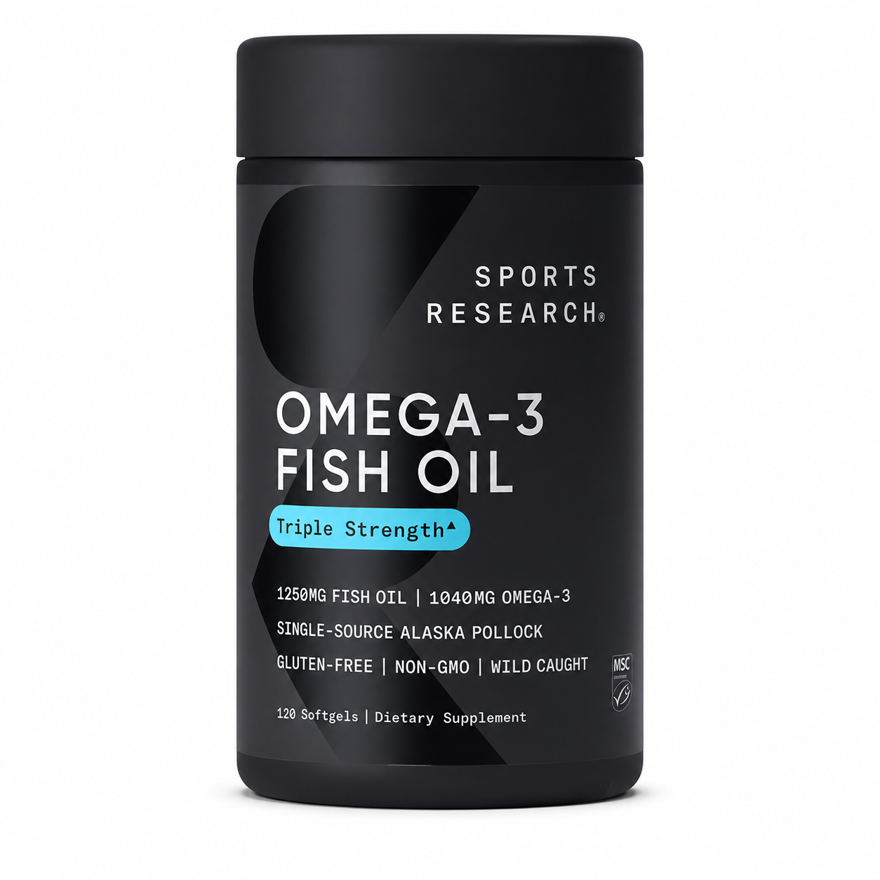 Sports Research Triple Strength Omega-3 Fish Oil