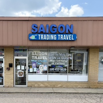 Saigon Trading Travel storefront in Madison Heights, Michigan